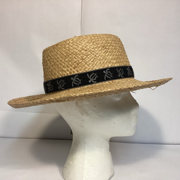 Men’s Scala Raffia Straw Hat size S/M hand made hat - Picture 4 of 10